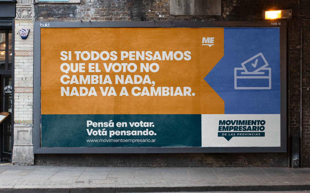Un nuevo movimiento empresario argentino busca informar sobre la importancia del voto