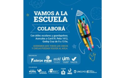 La FEM y entidades invitan a participar de la campaña «Vamos a la escuela»: cómo colaborar