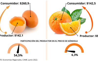 Por los agroalimentos, el consumidor pagó 3,7 veces más de lo que cobró el productor