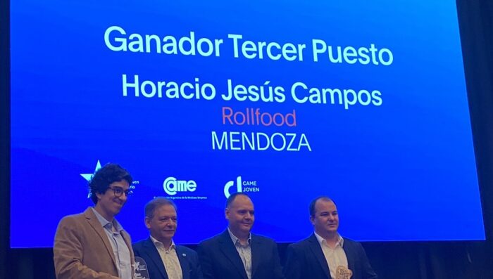Horacio Campos, Ganador del Premio Joven 2024 con su empresa Roll Food